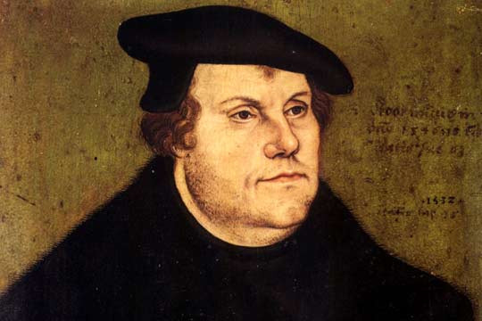 Martin Luther, probablement l'hérétique le plus notoire dans l'histoire de l'Église, enseigna, parmi tant d'autres, l'hérésie de la justification par la foi seule.